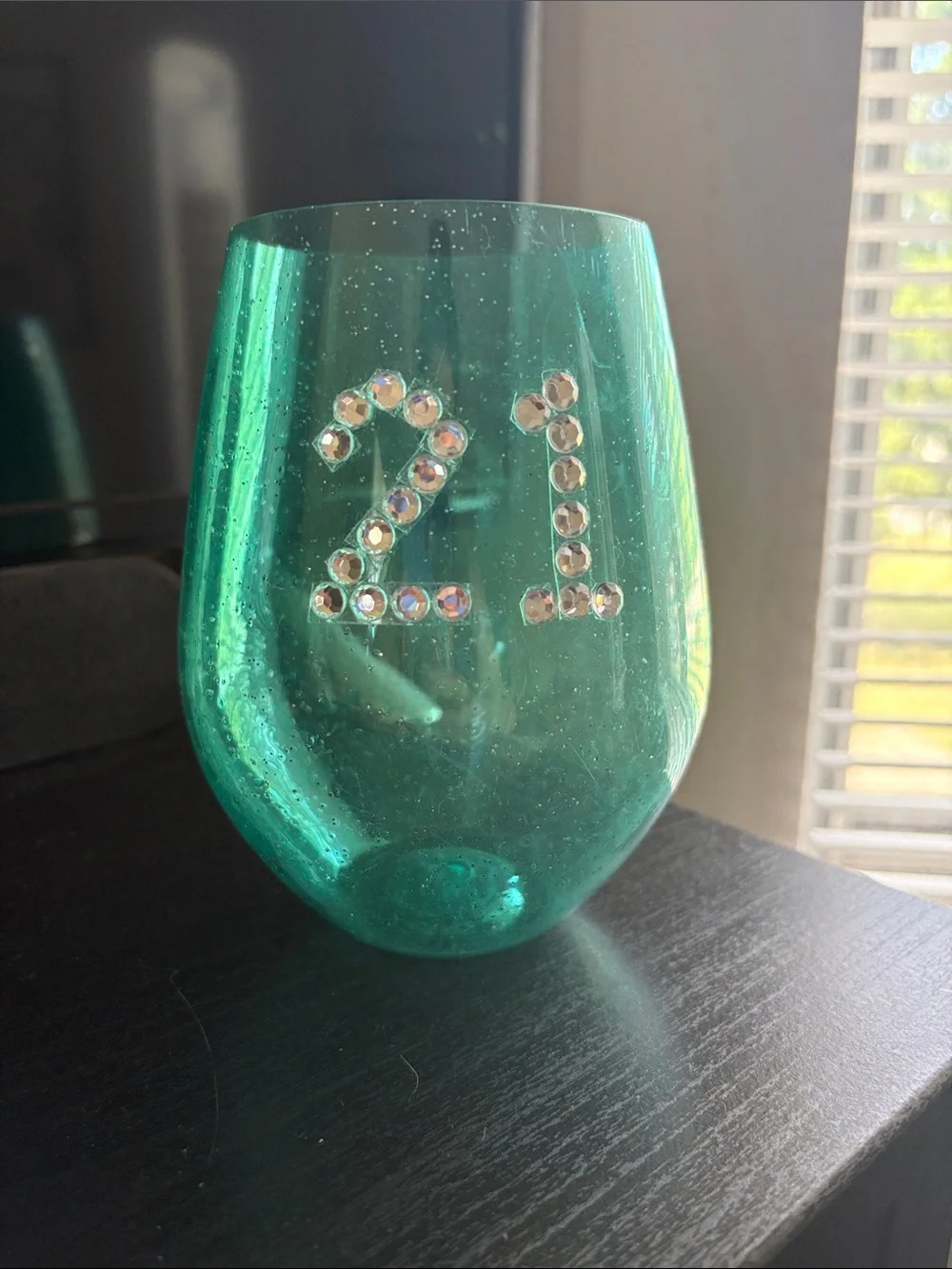 21st Birthday Oversized Wine Cup-Plastic